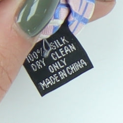 Van Heusen Pink Plaid Men's Silk Tie, One Size