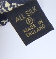 Paulo Men's Blue Geometric Silk Tie