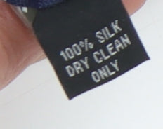 Racing Green Men's Blue Polka Dot Silk Tie