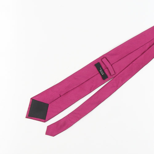 Thomas Nash Men's Pink Silk Slim Tie
