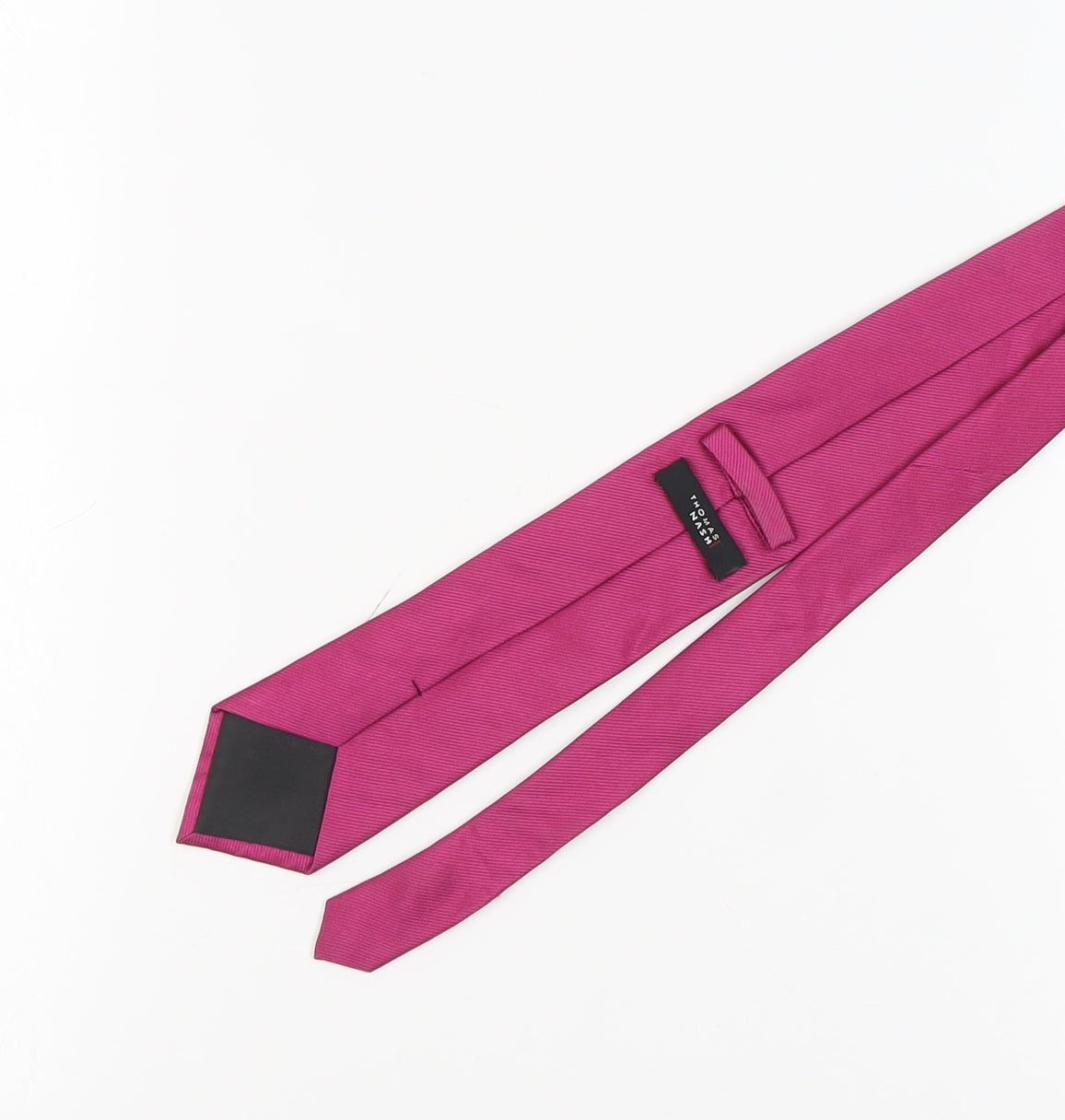 Thomas Nash Men's Pink Silk Slim Tie