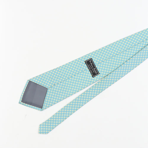 Valeria Boldi Aqua Silk Men's Designer Tie