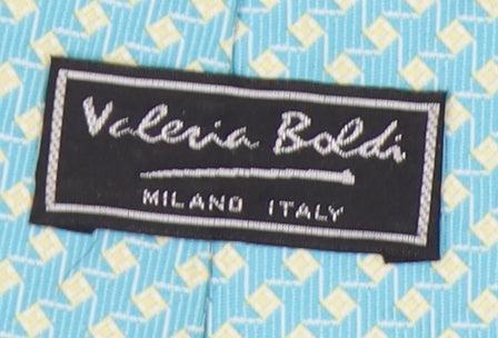 Valeria Boldi Aqua Silk Men's Designer Tie