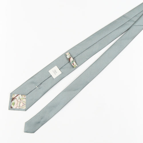 Next Men's Blue Geometric Slim Tie