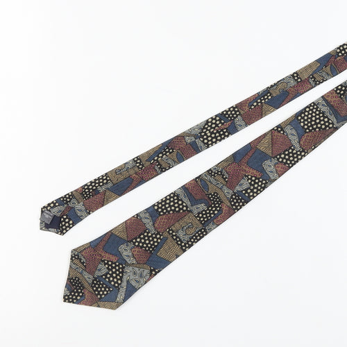 Bruno Ferrari Men's Multicoloured Geometric Tie