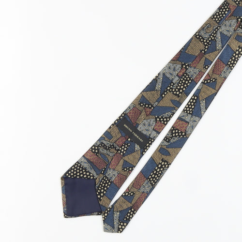 Bruno Ferrari Men's Multicoloured Geometric Tie