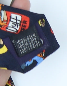 The Simpsons Men's Multicoloured Silk Tie, One Size