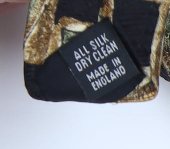 D'Angelo Men's Multicoloured Silk Geometric Tie One Size