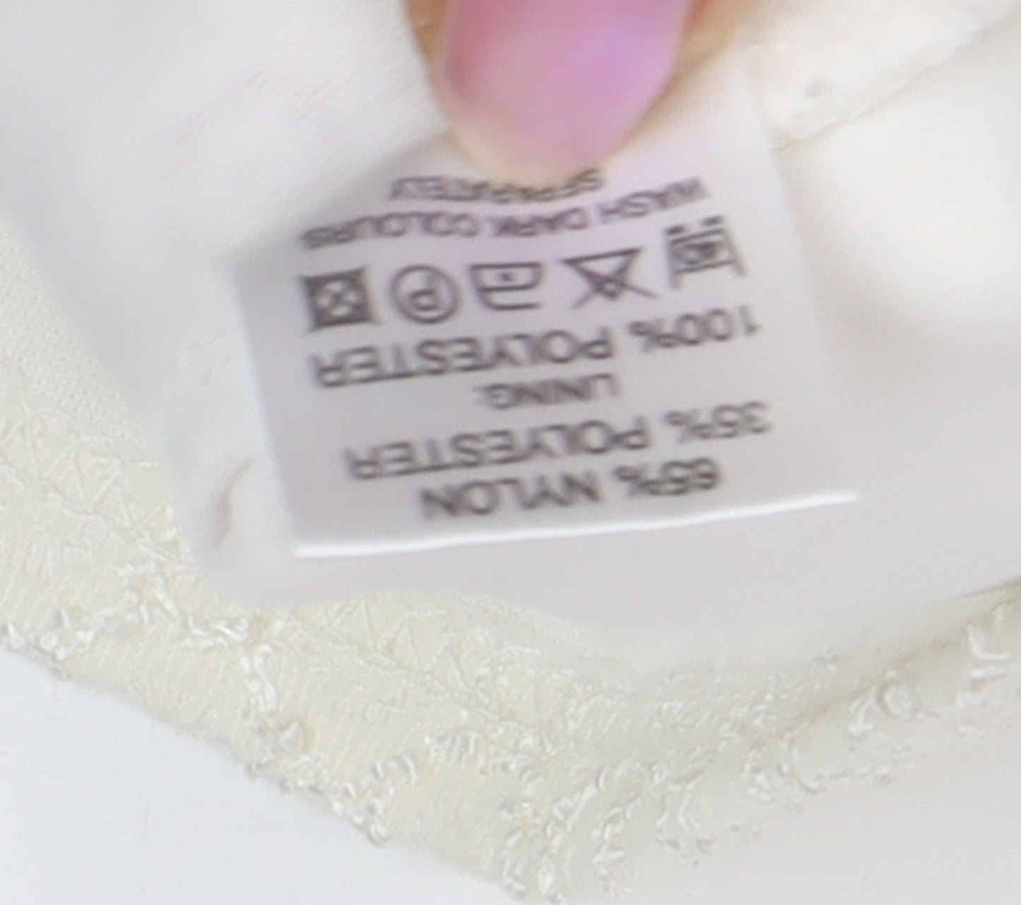 Bonmarché Women's Ivory Short Sleeve Top S/M