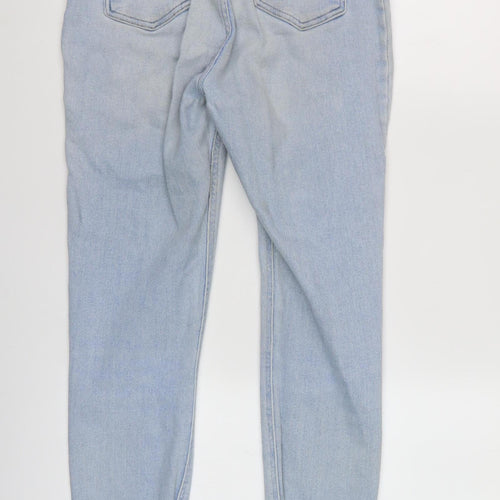 Halli Women Blue Skinny Jeans Size 12 Denim Pockets