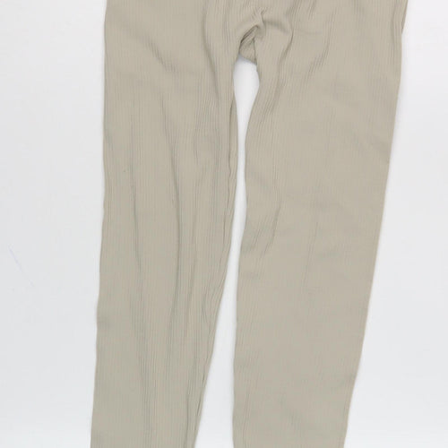 Pull&Bear Women's Beige Ankle Leggings Size 12