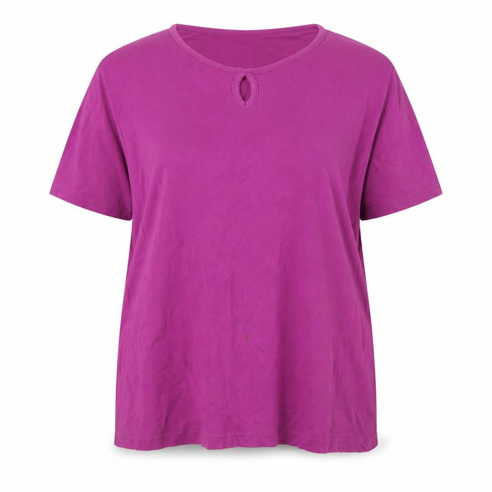 EWM Women's Pink Short Sleeve T-Shirt L Casual