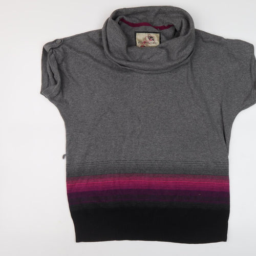 Betty Jackson Black Women's Grey Pullover Jumper Size 12