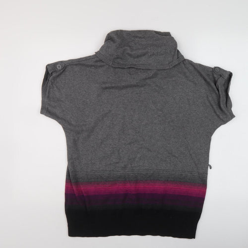 Betty Jackson Black Women's Grey Pullover Jumper Size 12