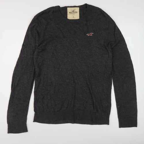 Hollister Men's Black Pullover Sweater Size M