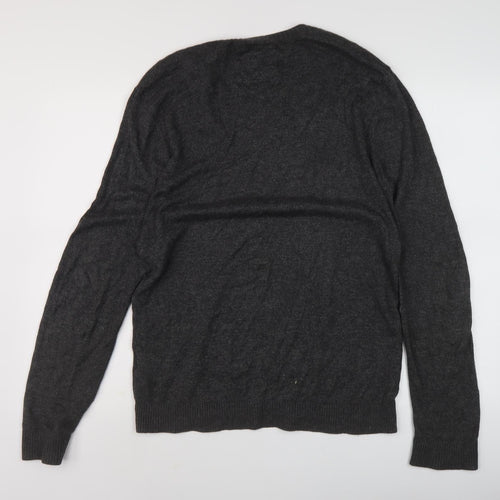Hollister Men's Black Pullover Sweater Size M