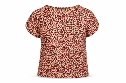 Front view of Principles Women's Animal Print Blouse, size 10