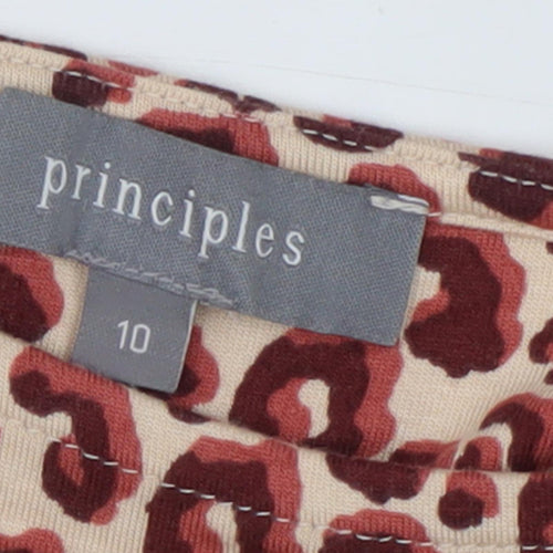Principles Women's Animal Print Blouse Size 10