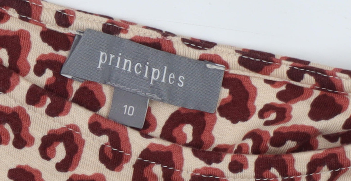 Principles Women's Animal Print Blouse Size 10