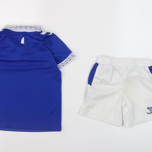 Hummel Boys Sports Set Blue White 3-4 Years Shorts Top