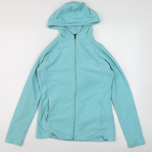 Peter Storm Women's Blue Full Zip Fleece Hoodie Size 12
