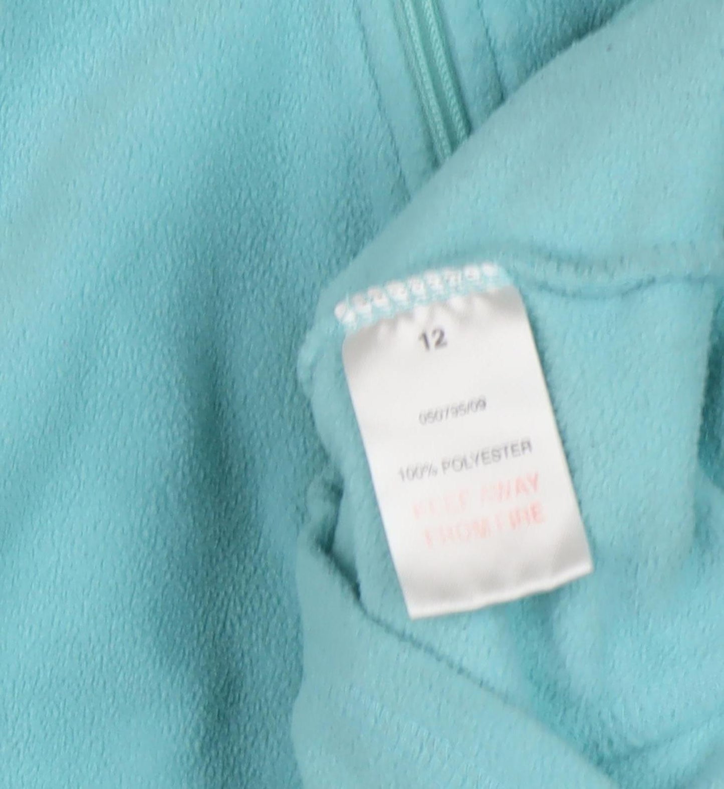 Peter Storm Women's Blue Full Zip Fleece Hoodie Size 12