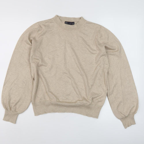 Marks and Spencer Women's Beige Jumper - M