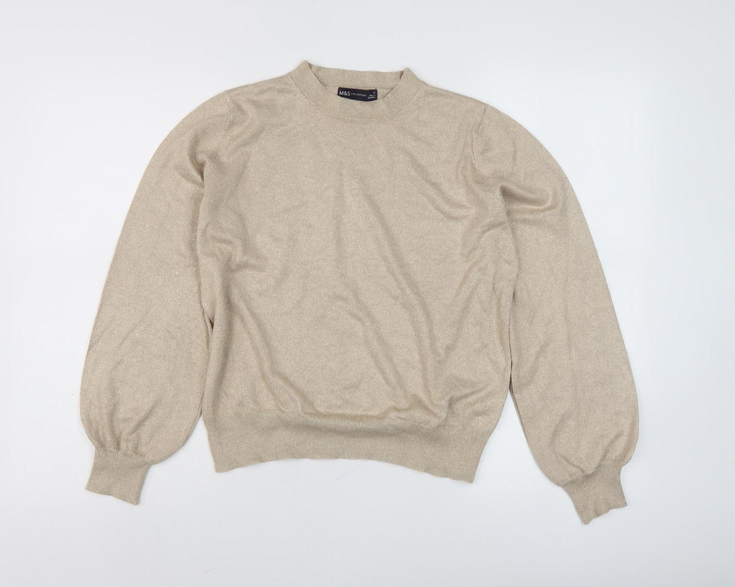 Marks and Spencer Women's Beige Jumper - M