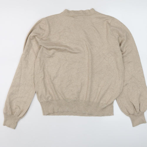 Marks and Spencer Women's Beige Jumper - M