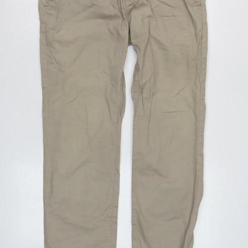 Piazza Italia Men's Beige Chinos Regular Fit 46