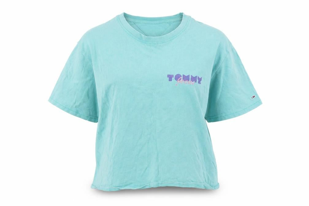 Tommy Jeans Unisex Blue Relaxed Fit Summer T-Shirt S