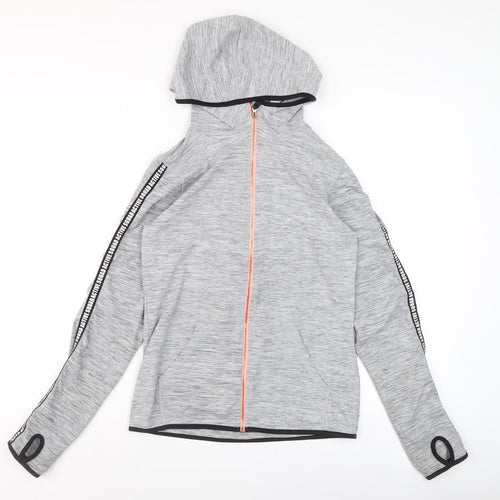 H&M Teen Grey Full Zip Hoodie Size 12