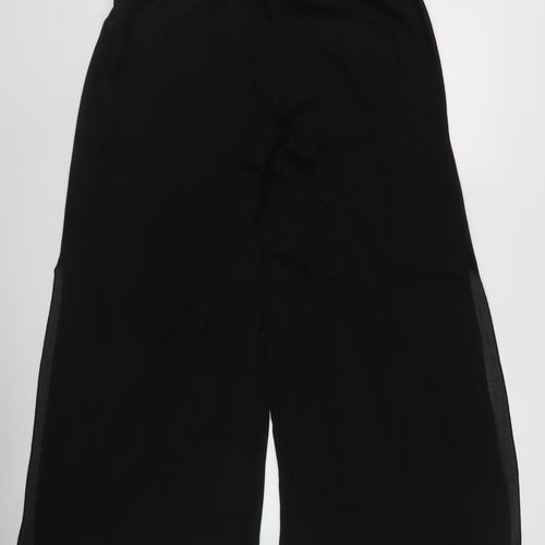 Joanna Hope Women’s Black Wide-Leg Trousers Size 16