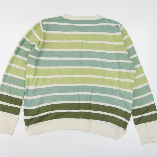 Marks and Spencer Women's Multicoloured Striped Jumper
