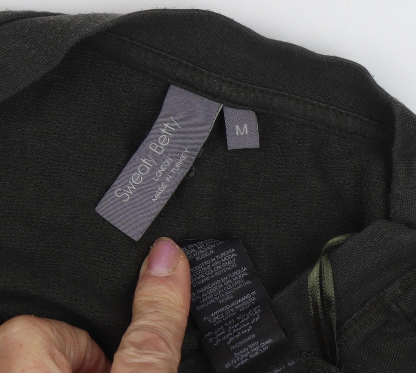 Sweaty Betty Women's Black Medium Pullover Sweatshirt