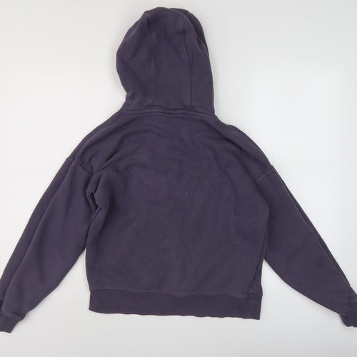 Fila Women's Purple Pullover Hoodie - Size S, Logo Accent
