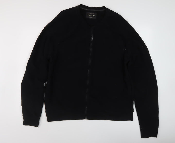 River Island Men's Black Basic Jacket XL