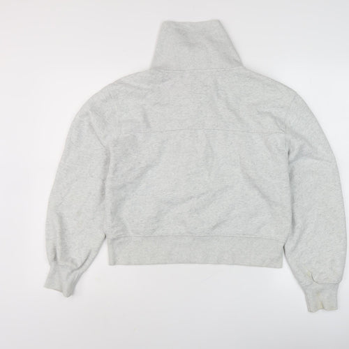 Abercrombie & Fitch Women's Grey Fleece Sweatshirt Size S