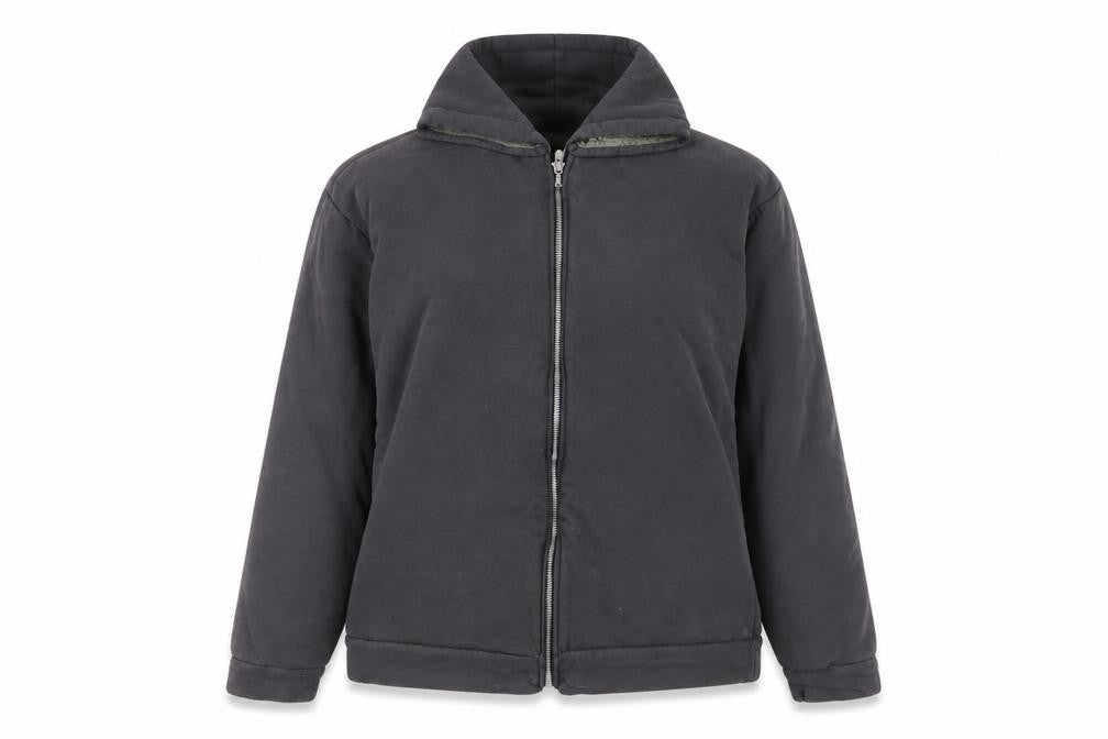Front view of PRETTYLITTLETHING Women's Black Full Zip Hoodie, size 8