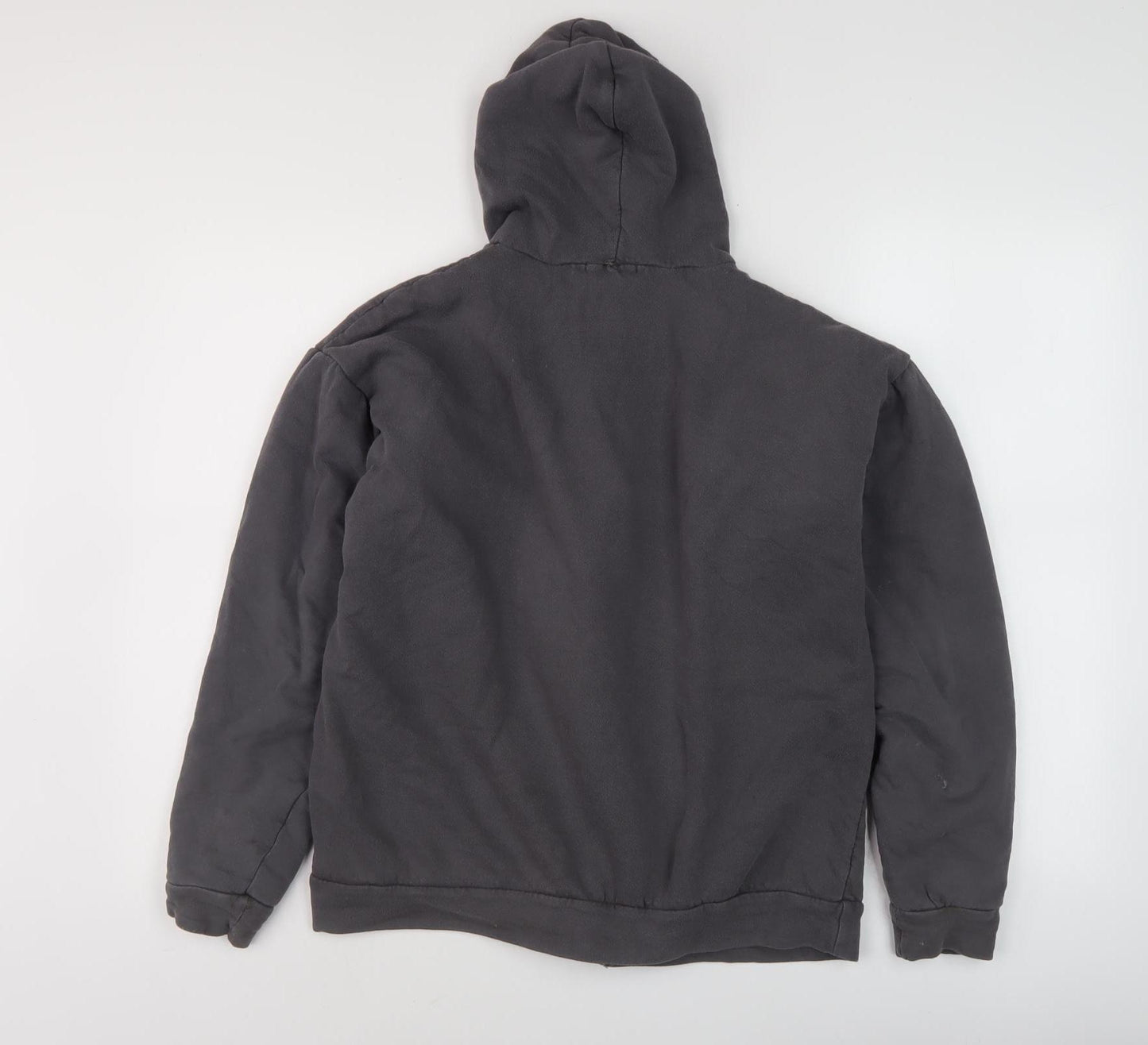 PrettyLittleThing Women's Black Full Zip Hoodie Size 8