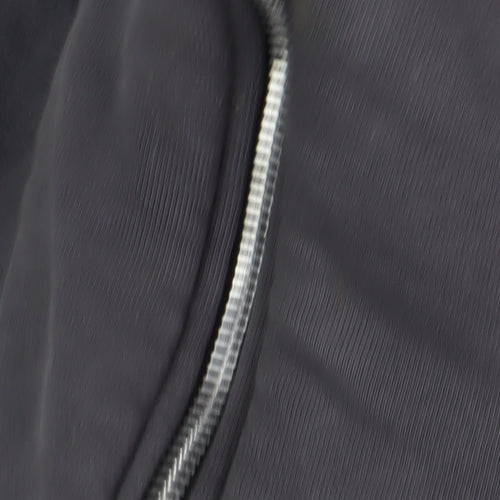 PrettyLittleThing Women's Black Full Zip Hoodie Size 8