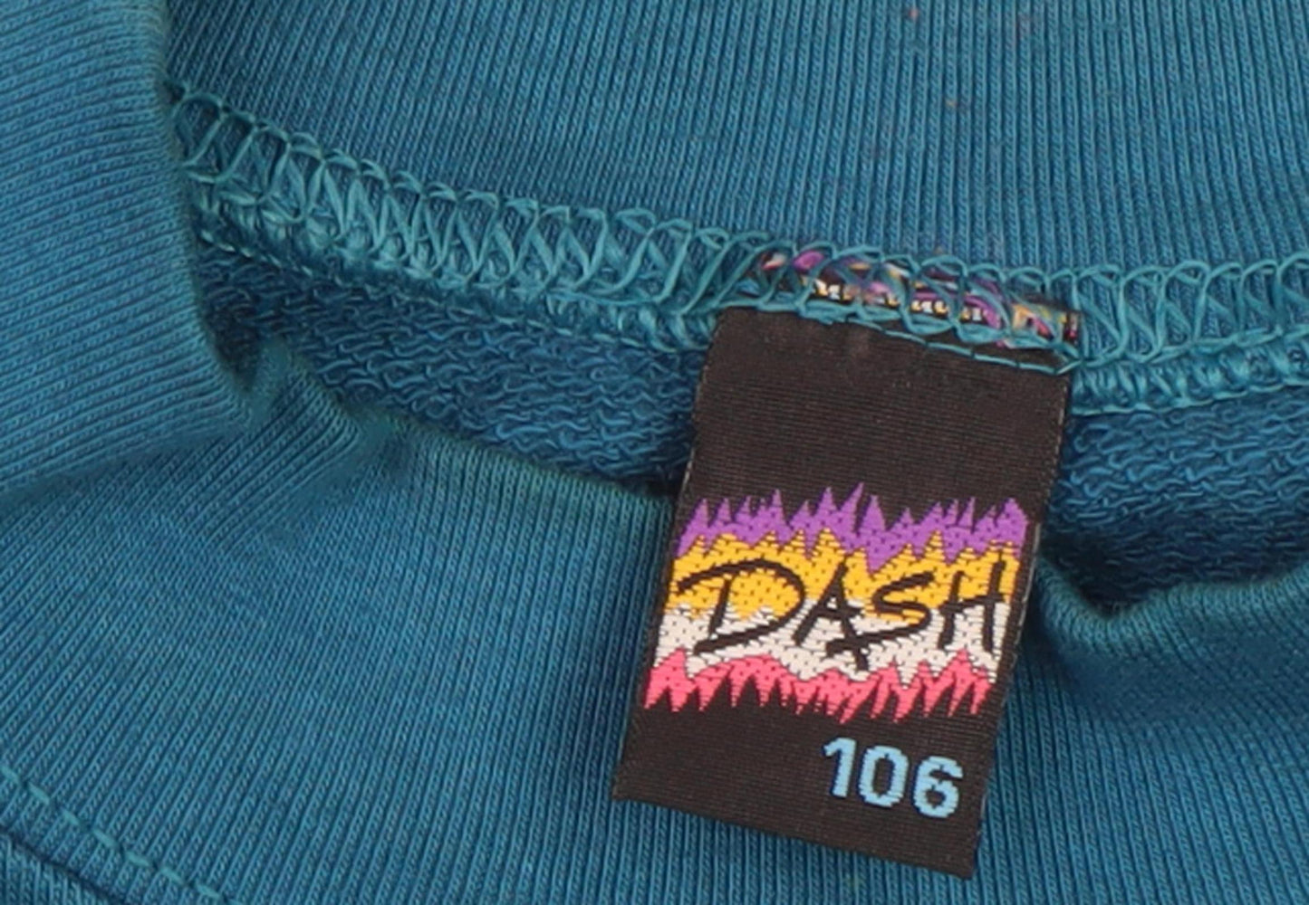 Dash Unisex Adults Blue Pullover Sweatshirt Size 18