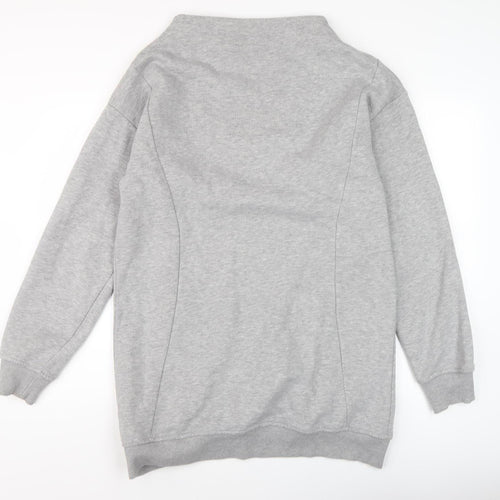 Leeds United Grey Pullover Sweatshirt, Unisex, Size 16