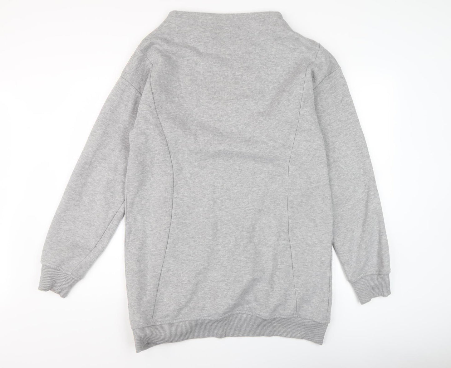 Leeds United Grey Pullover Sweatshirt, Unisex, Size 16