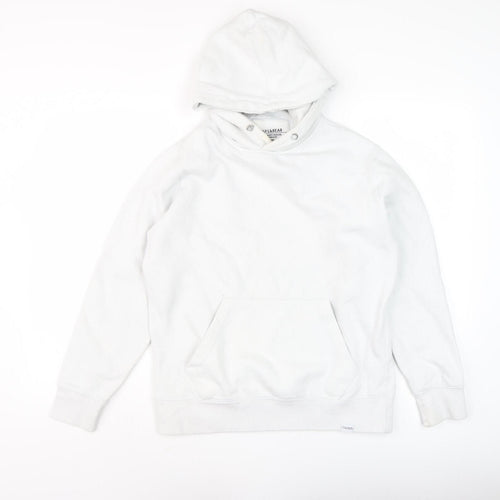 Pull & Bear Men's White S Pullover Hoodie