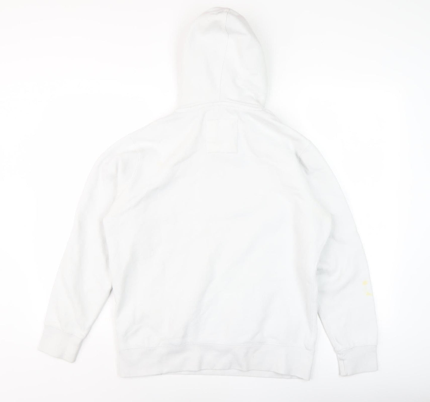 Pull & Bear Men's White S Pullover Hoodie