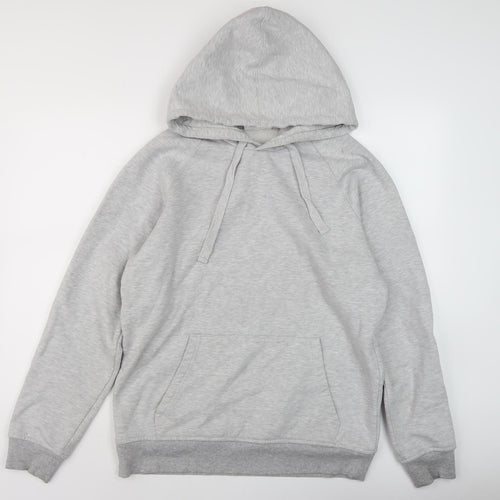 ASOS Men's Grey Pullover Hoodie, Size S, Casual Wear