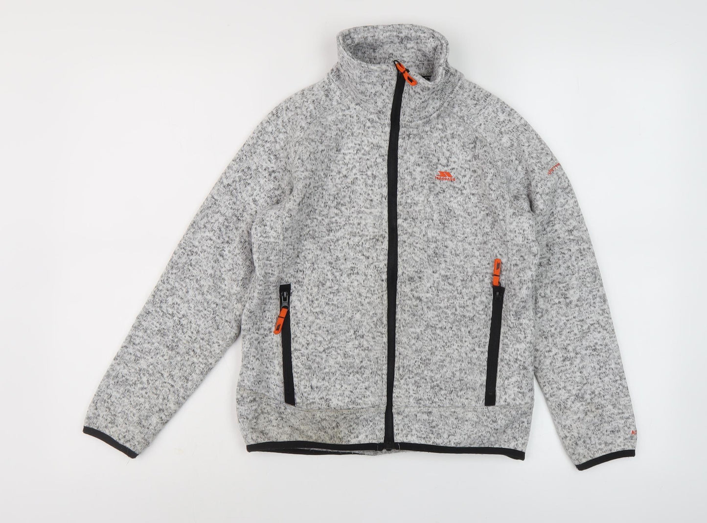 Trespass Boys Grey Fleece Jacket, Size 9-10 Years