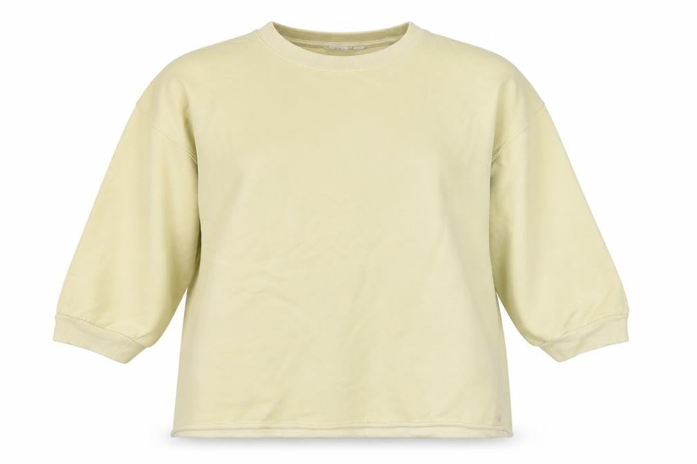Front view of Gap Women's Beige XS Pullover Sweatshirt Cozy