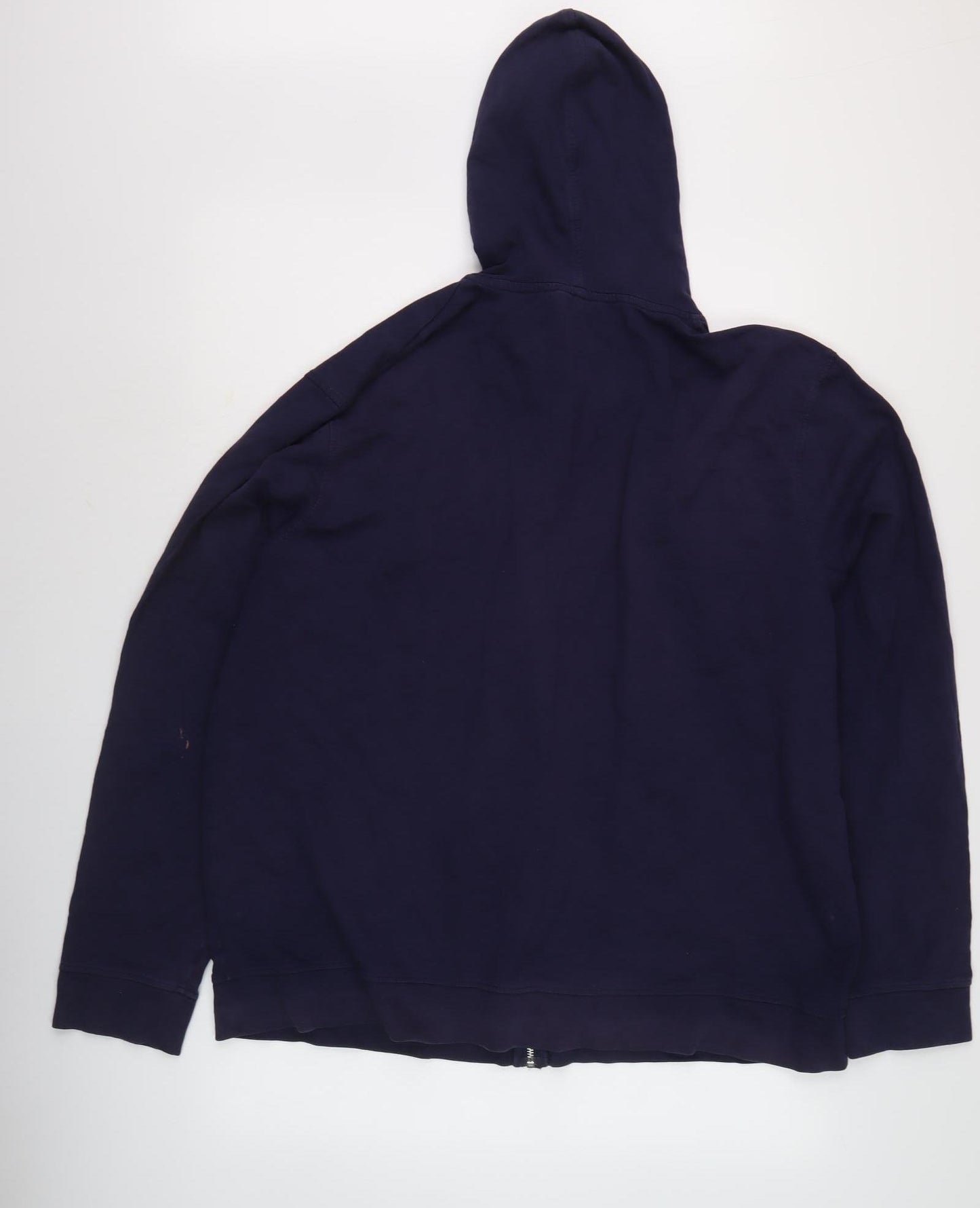 Next Men's Blue 2XL Full Zip Hoodie with Logo